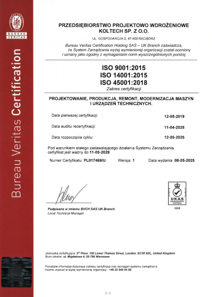KOLTECH_ISO_2025_PL